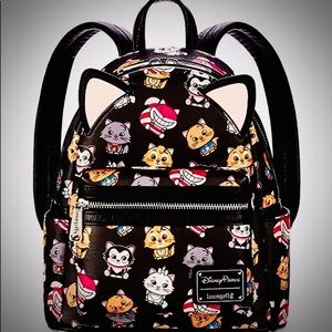 🎒Loungefly Cats Mini Backpack⭐️Retired!